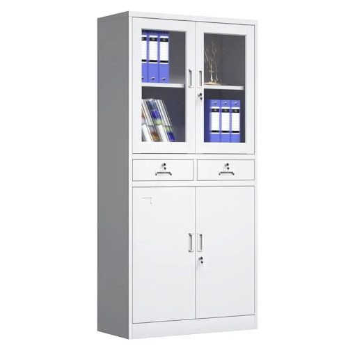 2 Door half glass office cabinet Our extensive collection of 1800MM executive office desk come in range of designs and styles, from classically styled wood to contemporary glass. You can take your pick from a range of finishes, shapes and sizes too, so you shouldn't struggle to find something to suit your individual tastes. if you want to boost your business' organization and productivity, you can also take advantage of our space planning option when you purchase 1800MM executive office desk. 100% SATISFACTION :  We offer you professional customer service both before and after your purchase.  Any problems during assembly or any questions about this executive desk, please feel free to contact us, we will give you response within 24 hours. Our 1800MMexecutive office desk comes a long with a side return table measuring 1.2 meters long and 2- drawer pedestal for sorting and storing documents making your office space very impressive not only to you but also to the clients.