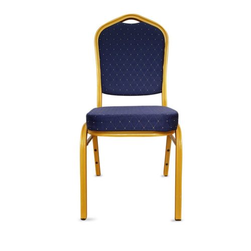 Blue banquet chair