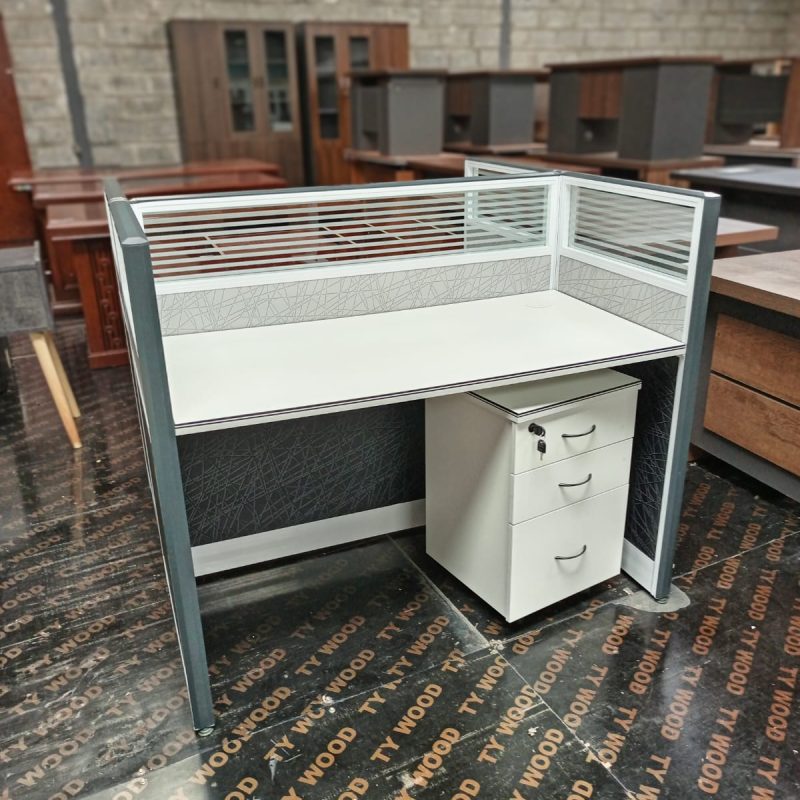 Grey 2 way Workstation