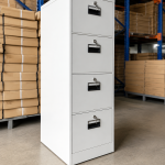 4 Drawer Steel Filing Cabinet – Lockable Office Filing Cabinet 2 4 drawer steel filing cabinet with lock for secure office document storage in Kenya